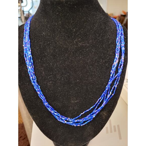 Multi Strand Blue Lapis from Napal - Picture 2 of 6